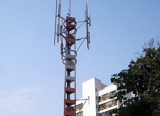 torres de celular em predio